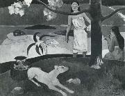 Paul Gauguin Tahitian Pastoral Scenes oil painting reproduction